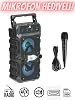 Bluetooth Speaker Sound Bomb Speaker With Microphone Music Player Rgb Illuminated Extra Bass Fm/Sd/Aux/Flash