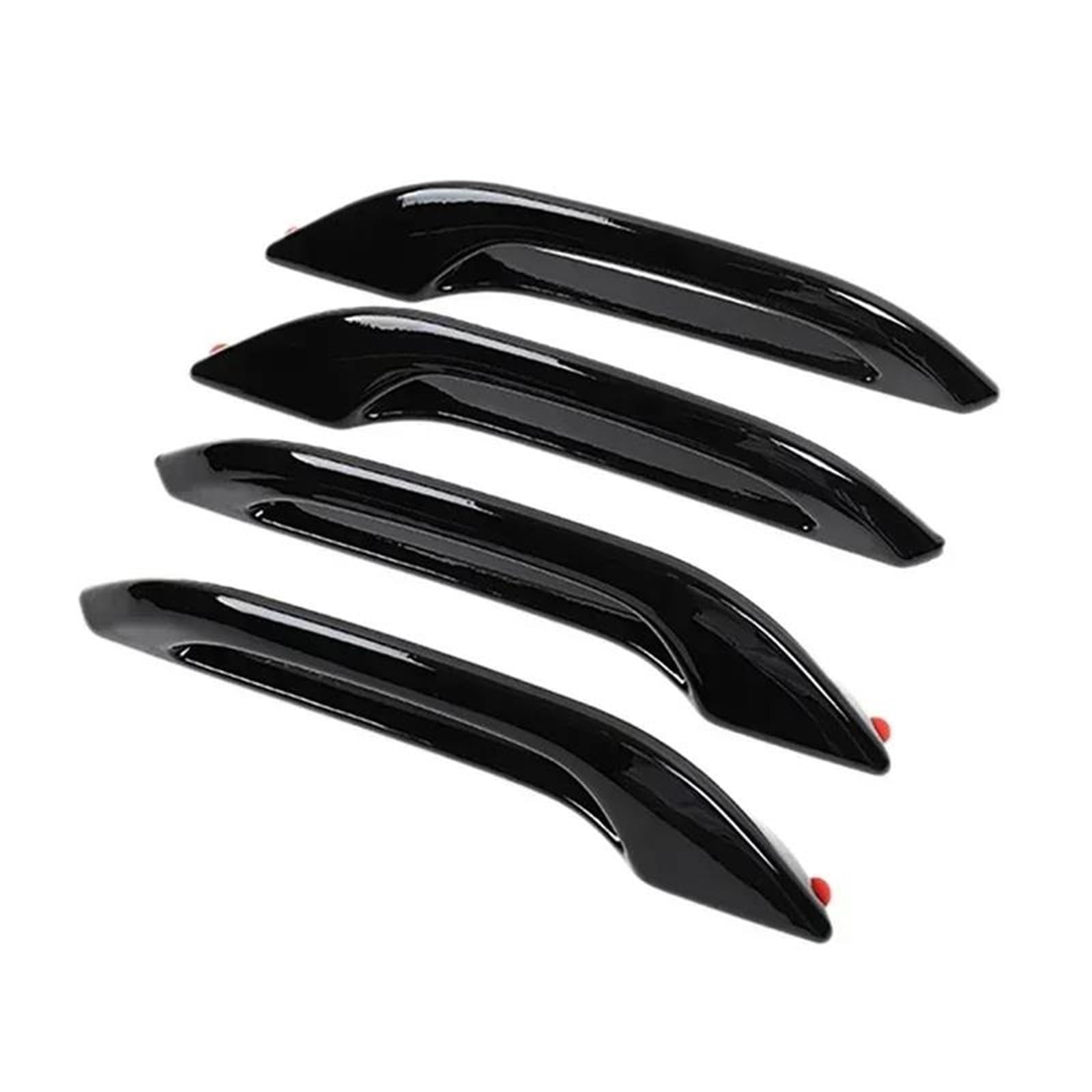 ZAPORA Car Door Handle for Tesla for Model Y/3/3+ for Highland 2024 Automotive Parts Frost Proof Door Handle(4pcs Bright Black)