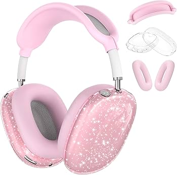 Amazon.com: AirPods Max Silicone Case – Clear Sparkle