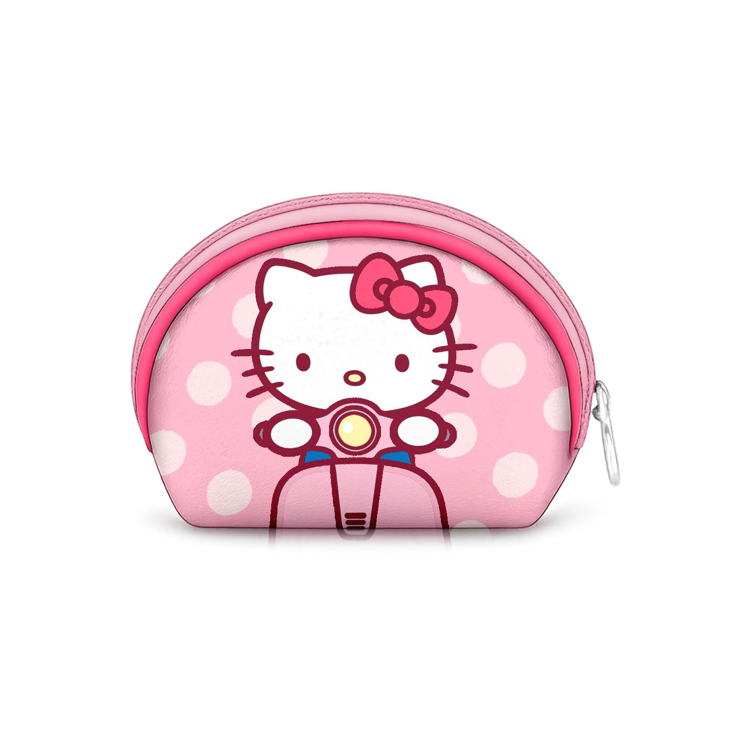 Hello Kitty Moto-Casual Oval Coin Purse, Pink, 12 x 9 cm