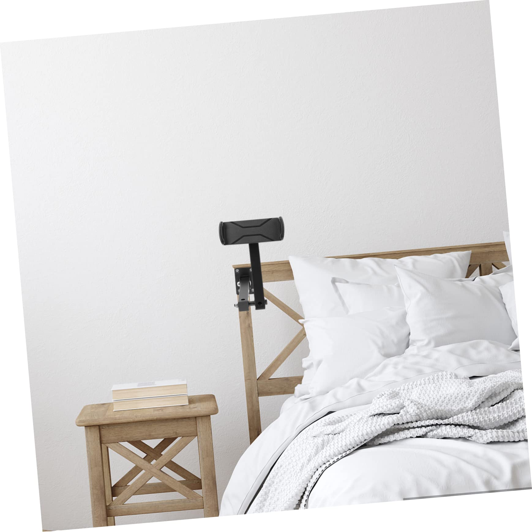 Uonlytech Soporte de Pared para Teléfono Móvil Soporte de Pared para Teléfono Multifuncional para Dormitorio Ajustable