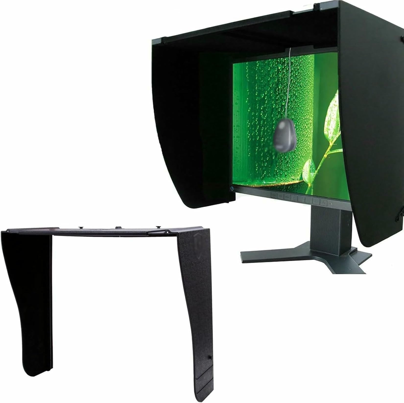 Capuchon de moniteur pour éliminer les reflets sur écran d'ordinateur