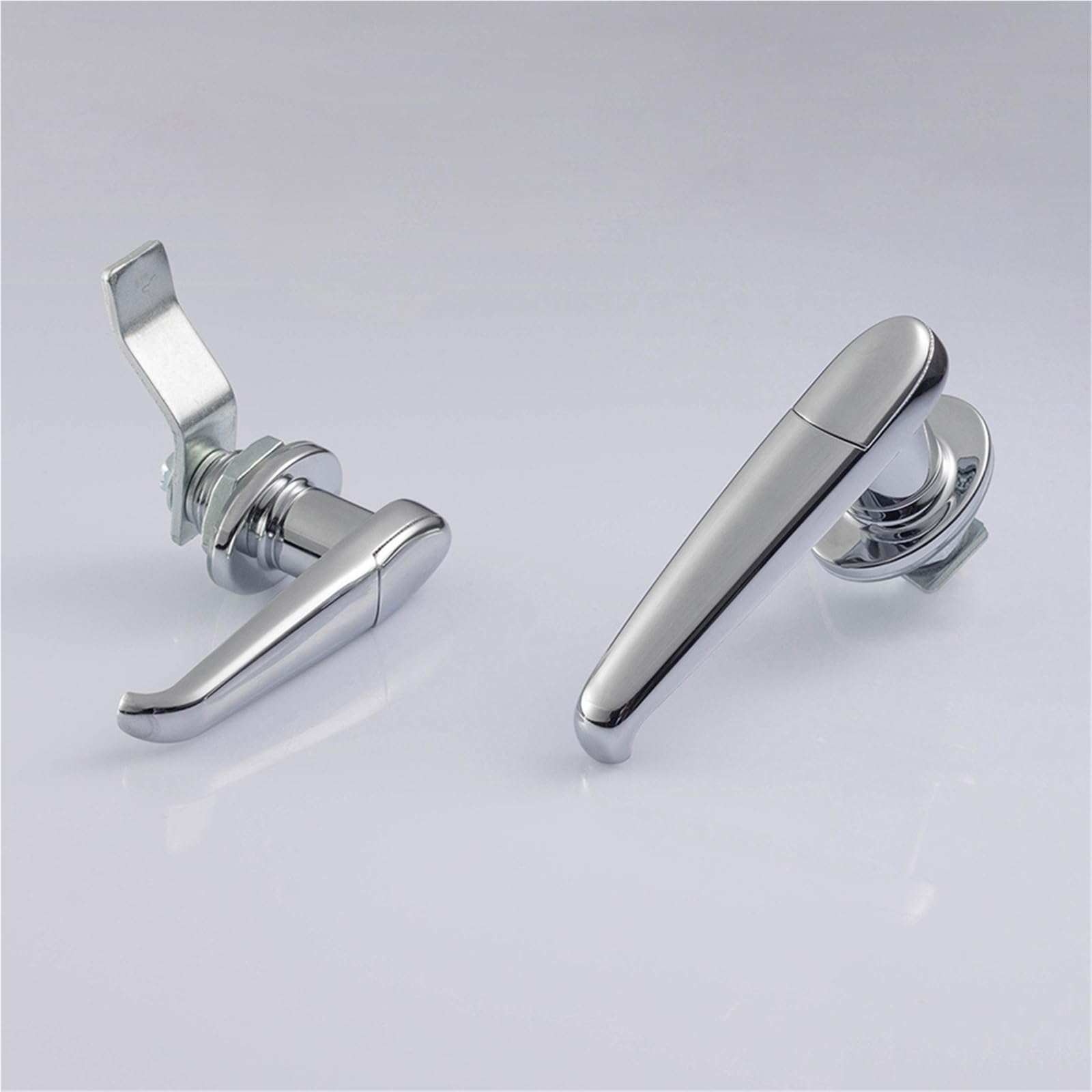 Cerradura de puerta MS308-1-1R de aleación de zinc, giro a 90 grados en sentido antihorario, con llave (1 unidad)