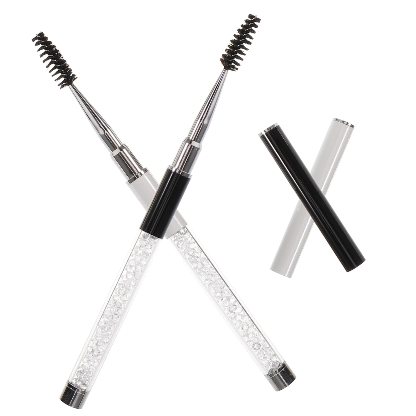 OSOLADY Versatile Lash Makeup Tools 2pcs Eyelash Brush Applicator Set for Home or Travel