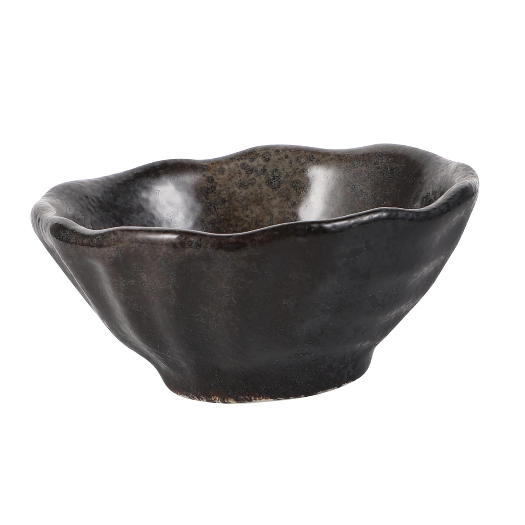 Ciieeo 1Pc Ceramic Seasoning Dish Stylish Japanese Design Unique Shape Serving Plate for Sauces Appetizers for Side Dishes Condiments Tableware for Everyday Use