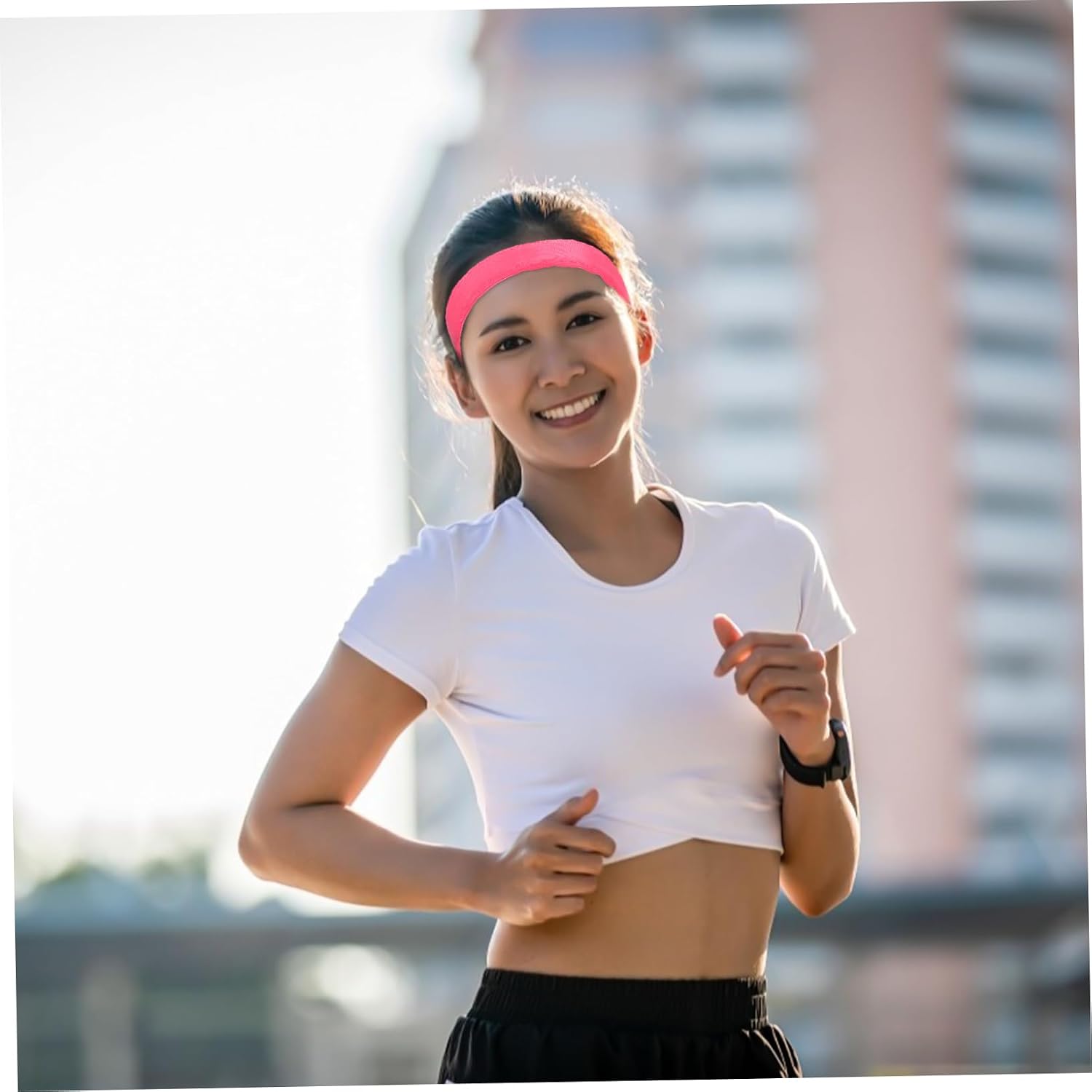 UPKOCH Sports Headbands for Women Skid Sweat Absorbent Yoga Hairbands Exercise Accessories for Running Fitness image 3