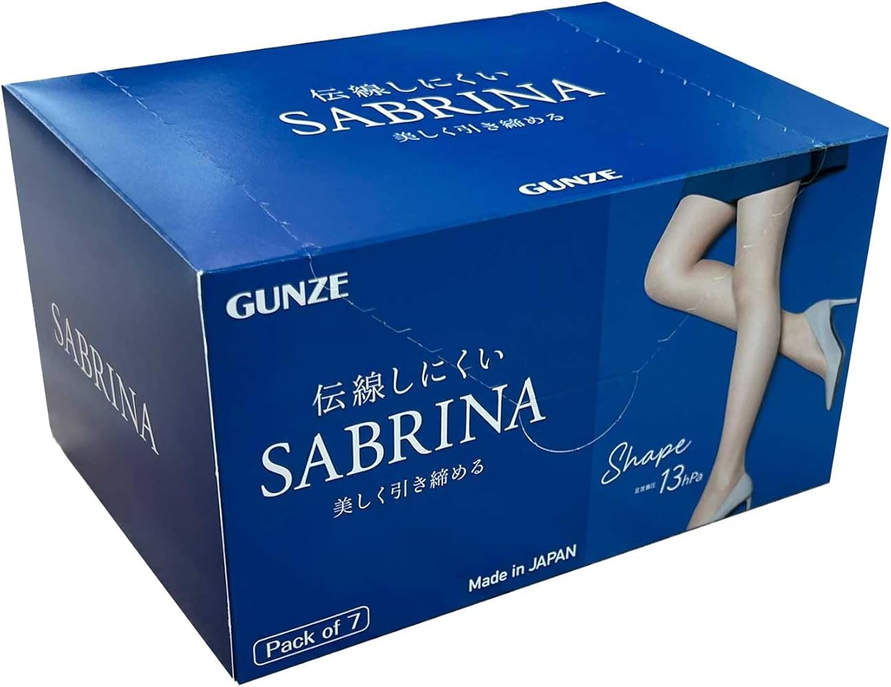 Amazon | 〈ストッキング7足セット〉サブリナ 美しく引き締める 着圧