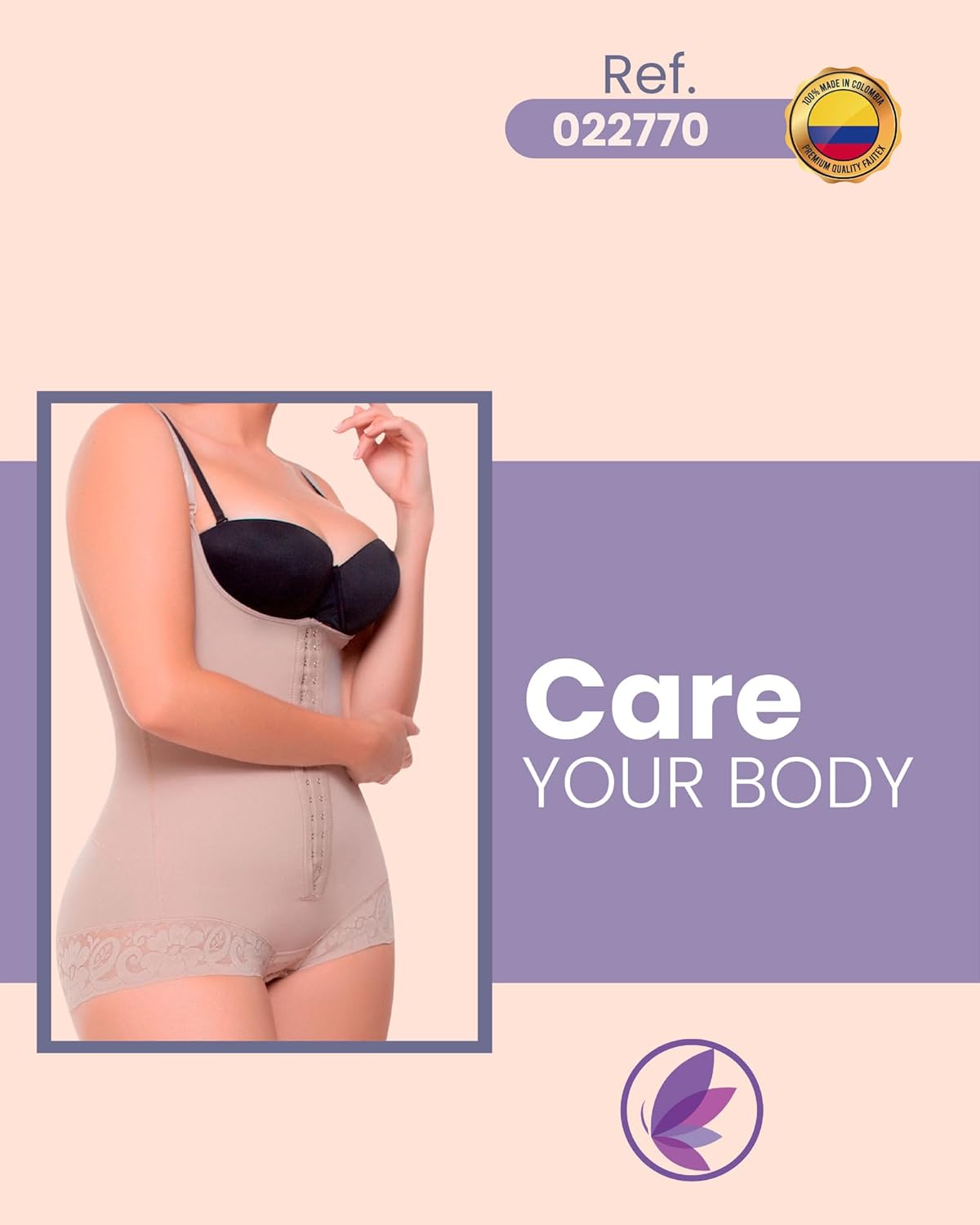 Fajitex Fajas Colombianas Moldeadoras High Compression Garment Tummy Control Shapewear for Women, Abdomen Control Shapewear - Image 5