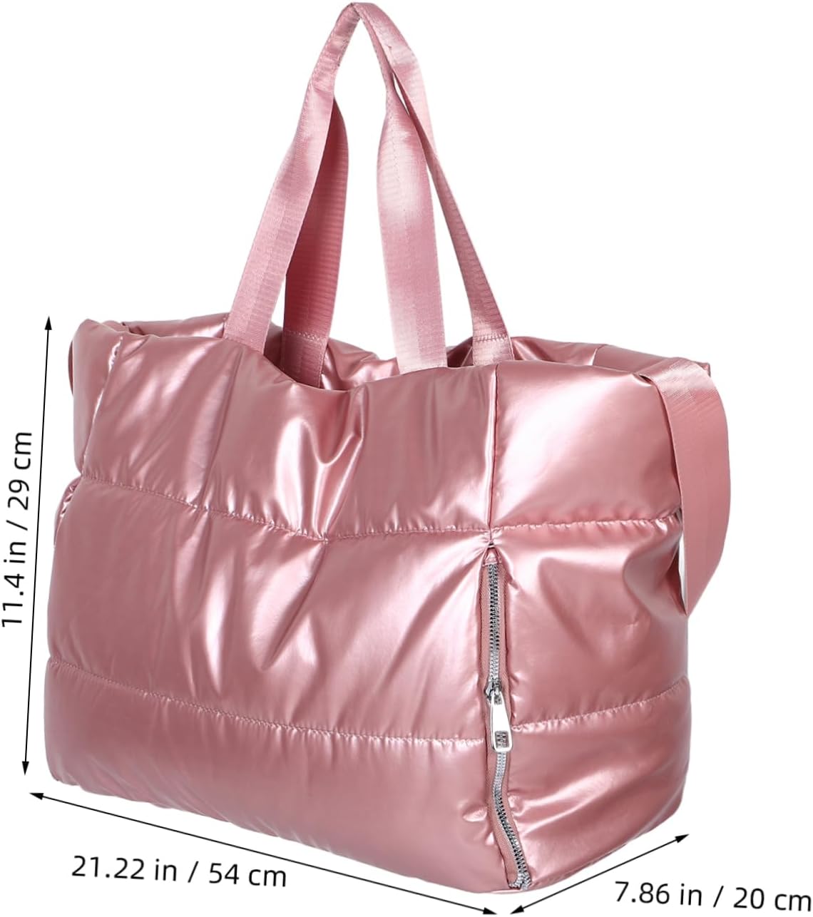 BESPORTBLE Gym Bag for Women Dry Wet Separation Fitness Tote for Yoga Swimming Travel Spacious Design with Handheld Shoulder Carry Options Pearl Pink