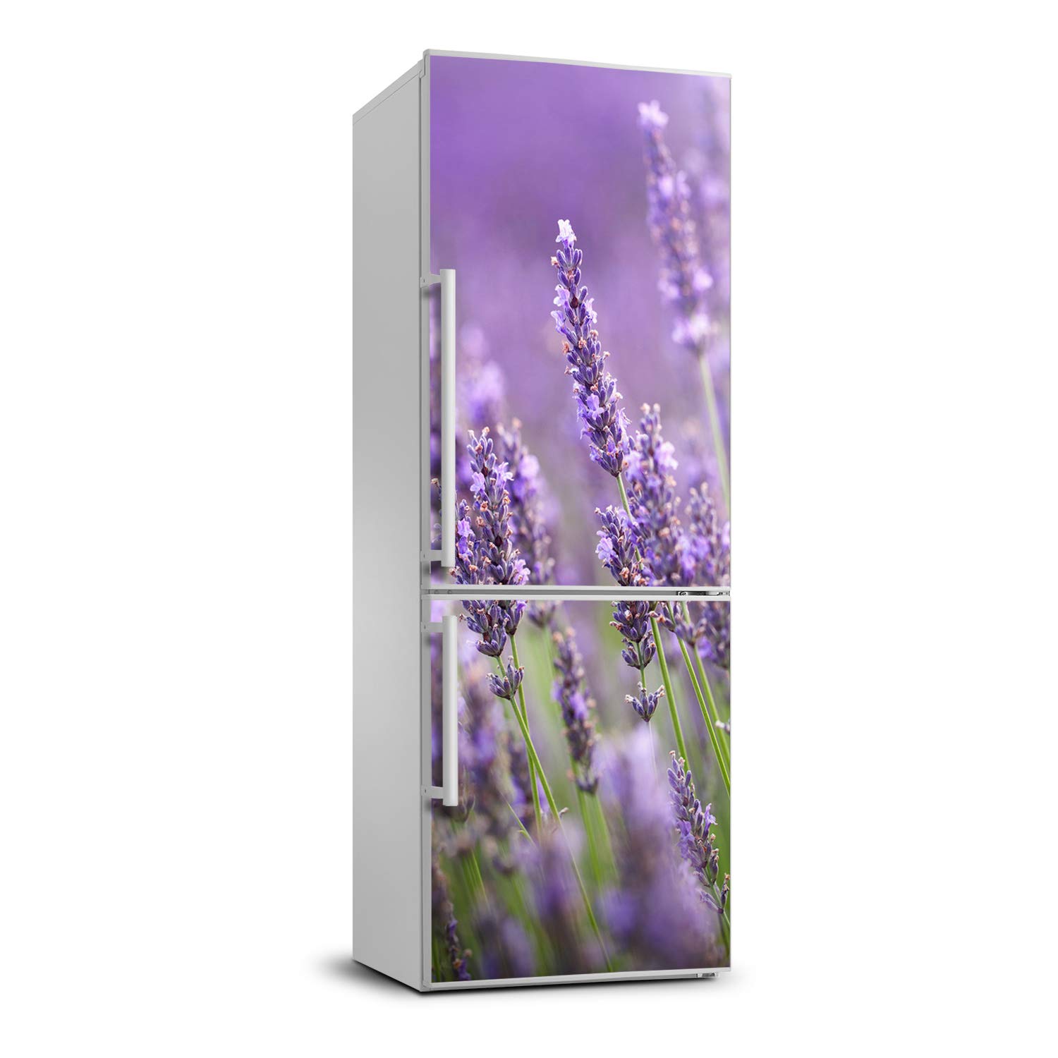 Cubierta película autoadhesiva de alta resolución con acabado artístico campo de lavanda