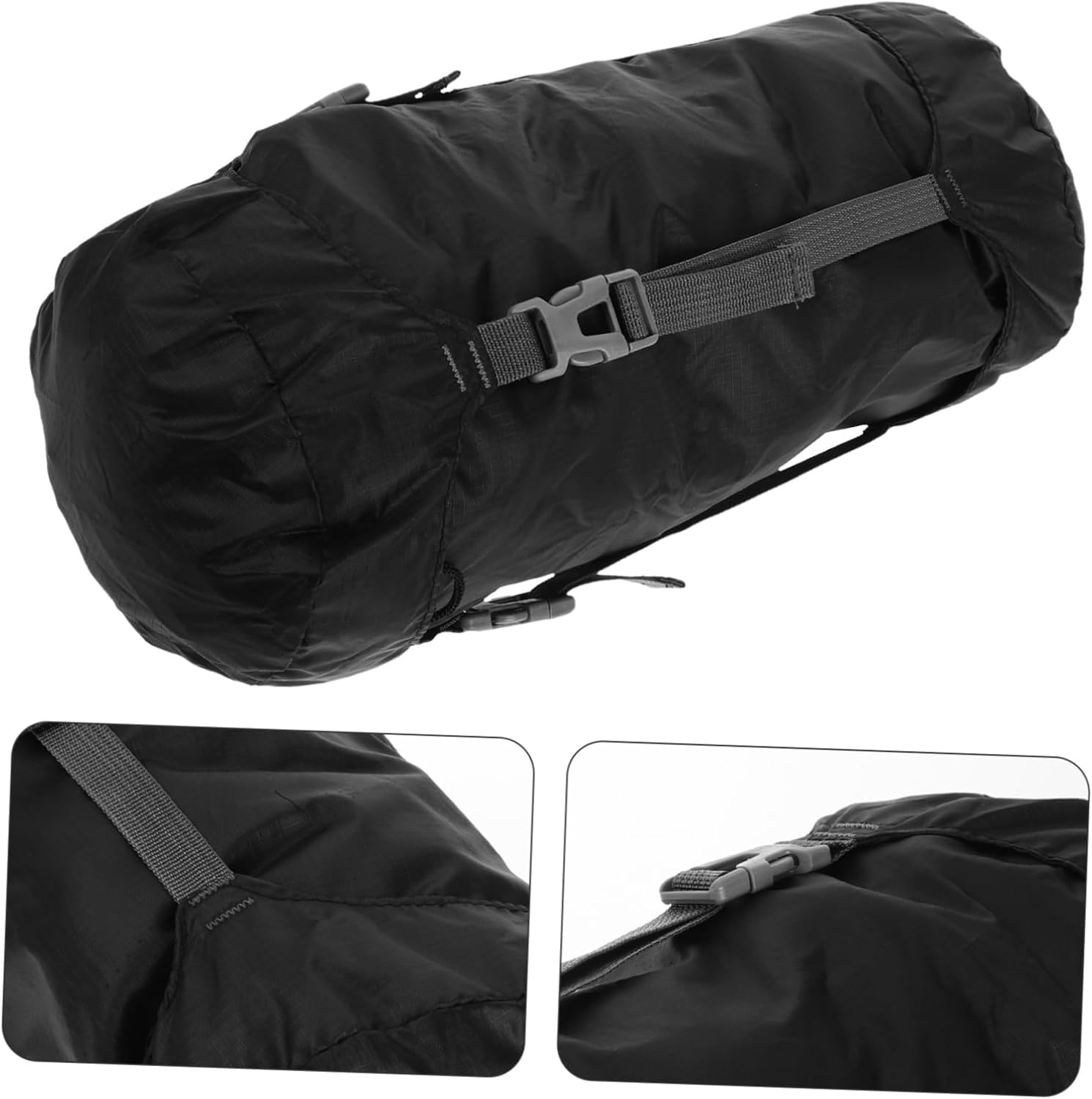 Compression Sack for Backpacking Hiking Camping Space Saving Drawstring Stuff Sack Water Resistant Storage Bag for Sleeping Bags Down Jackets Duvets