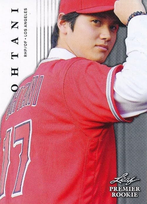 SHOHEI OHTANI 2018 Leaf Premier Rookie #PR1 EXCLUSIVE ROOKIE CARD Los Angeles Dodgers Special Limited Edition MINT ROOKIE Card of Japan’s Babe Ruth! Shipped in Ultra Pro Top Loader!