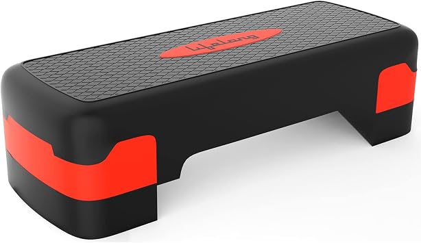 Lifelong LLAS01 Polypropylene Aerobics Stepper Black and Red