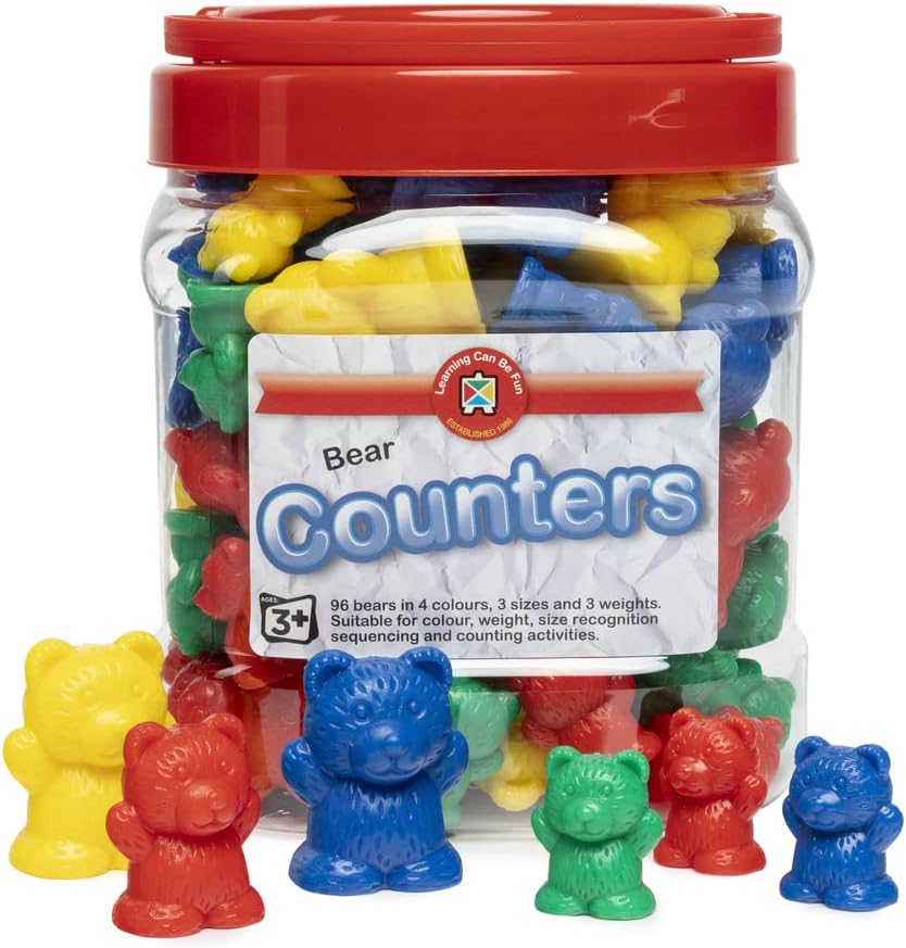 Counting Bears Jar of 96