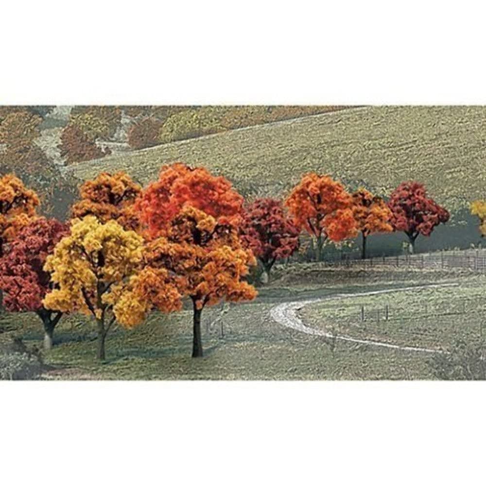Amazon.com: Woodland Scenics Fall Deciduous Value Pack Trees 3/4