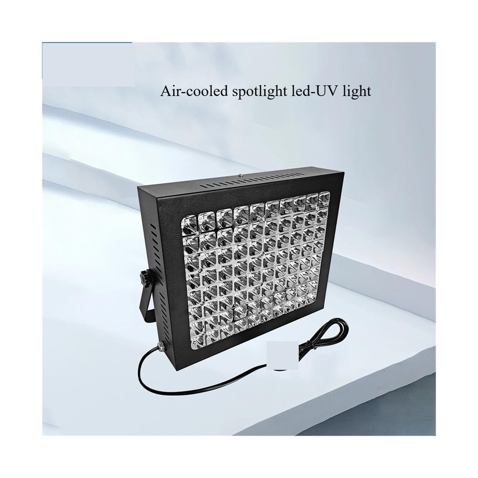 lámpara de curado UV, Lámpara De Curado UV Refrigerada Por Aire, Foco LED Portátil Alta Intensidad For Tinta Adhesiva Resina, Aceite Verde, 365nm, 395nm, 405nm(405nm,18 beads 400W)