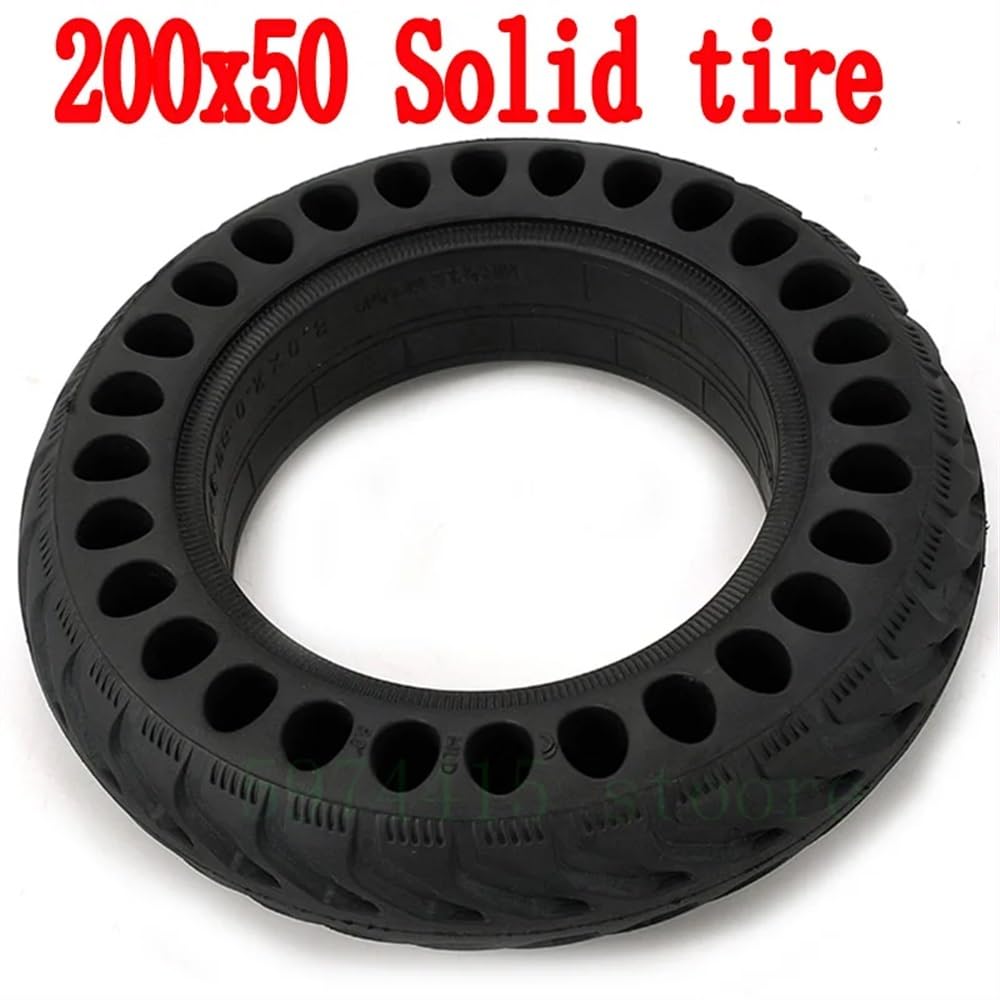 Ruedas De Repuesto para Patinetes 200x50 Scooter eléctrico for Bicicletas Neumáticos sin cámara Neumáticos de Ruedas sólidas for Motocicletas de 8 Pulgadas