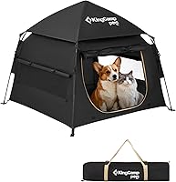 Vista 10 de KingCamp Corralito para perros, carpa portátil plegable para gatos, gatitos, cachorros, jaulas 29"/36"/50 pulgadas, corralito emergente