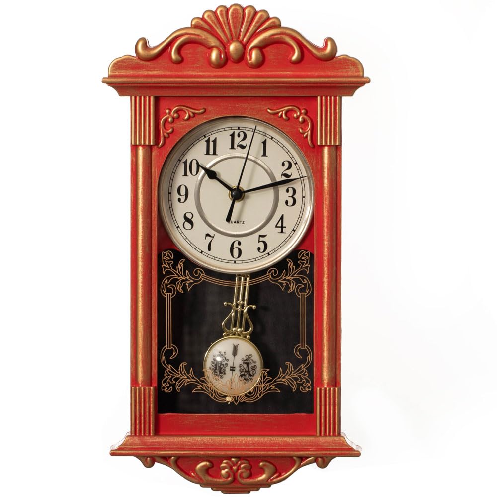 Amazon.com: Clockswise Vintage Grandfather-Style Wall Clock with