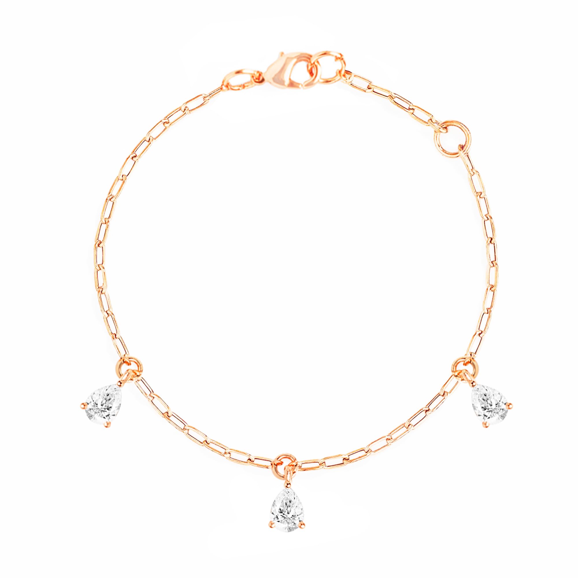 MINUTIAE Rose Gold-Plated Motif Chain Anklet for Womens & Girls_MNT0388PD_RG (B0D47W651T) Amazon Price History, Amazon Price Tracker