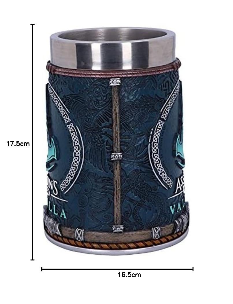Assassin's Creed Valhalla Unisex Bierkrug multicolor Polyresin Fan-Merch, Gaming, Wikinger