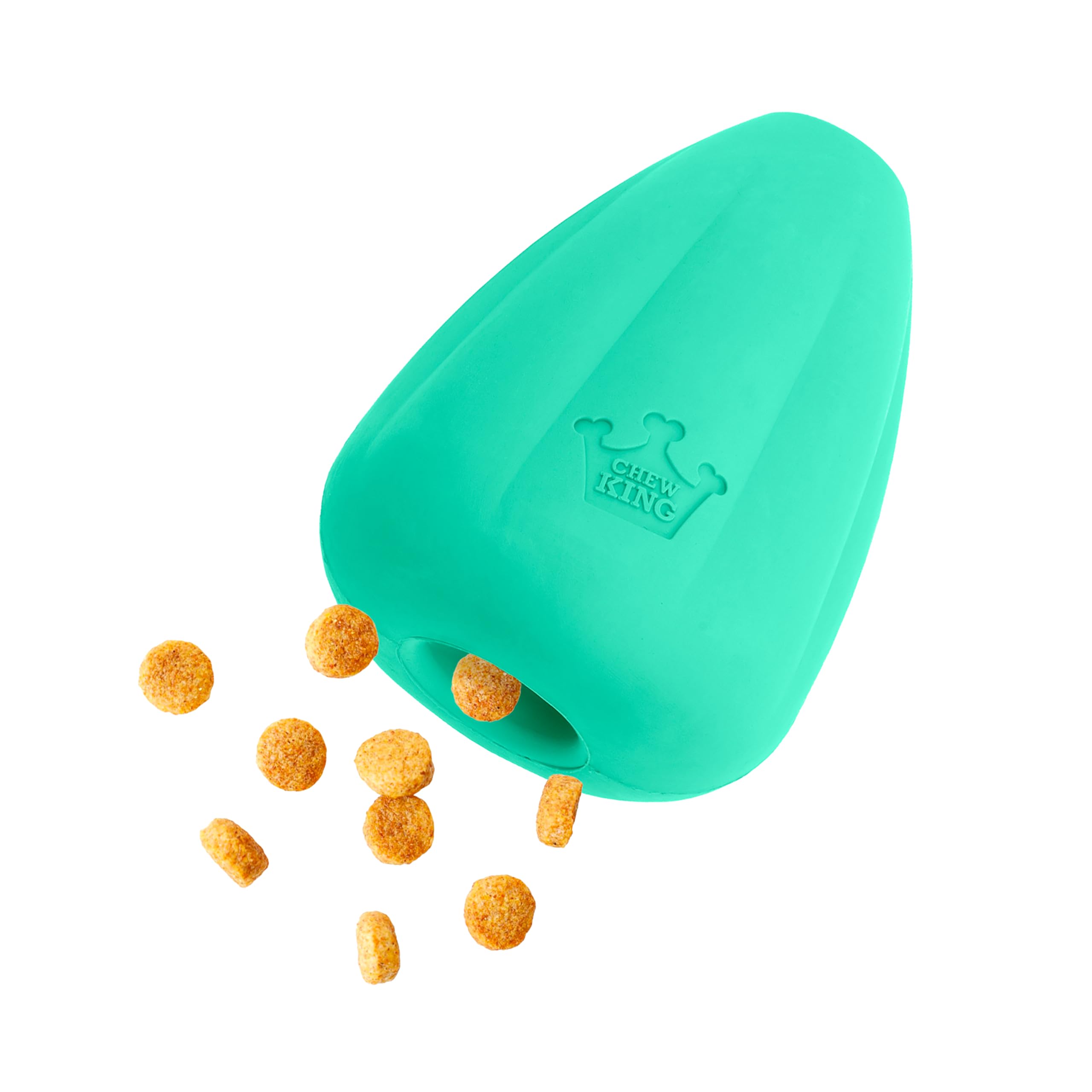 Chew King, Giocattolo premium per cani, giocattolo in gomma naturale estremamente resistente, pacco da 2, per tutte le razze, M