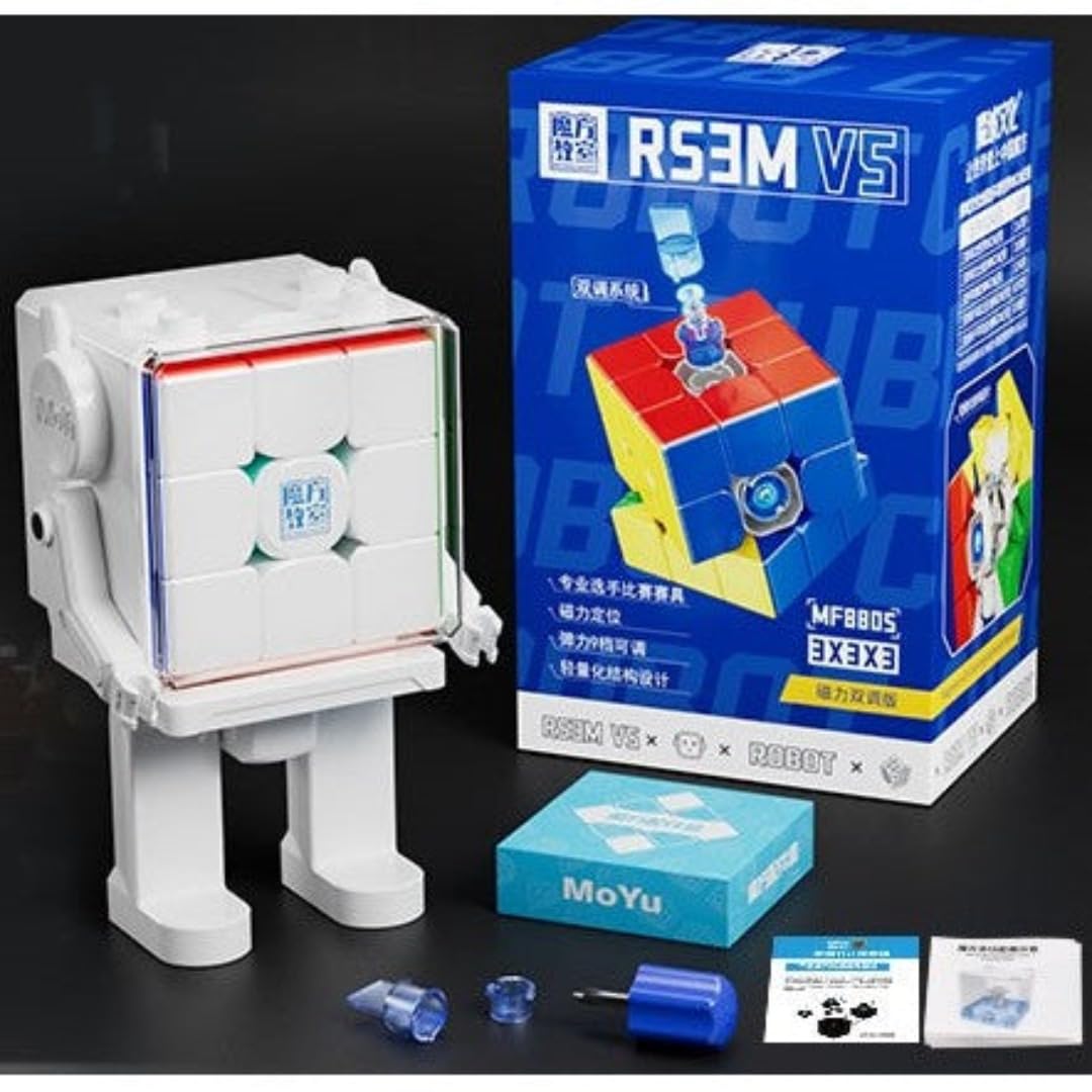 Cubo Mágico MoYu RS3M V5 3x3 - Versión Ajuste Dual Con Robot