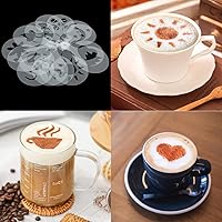 Vista 6 de SENHAI - Mezclador de azúcar en polvo con asa, 2 unidades de acero inoxidable para azúcar, pimienta, canela, harina en polvo con moldes