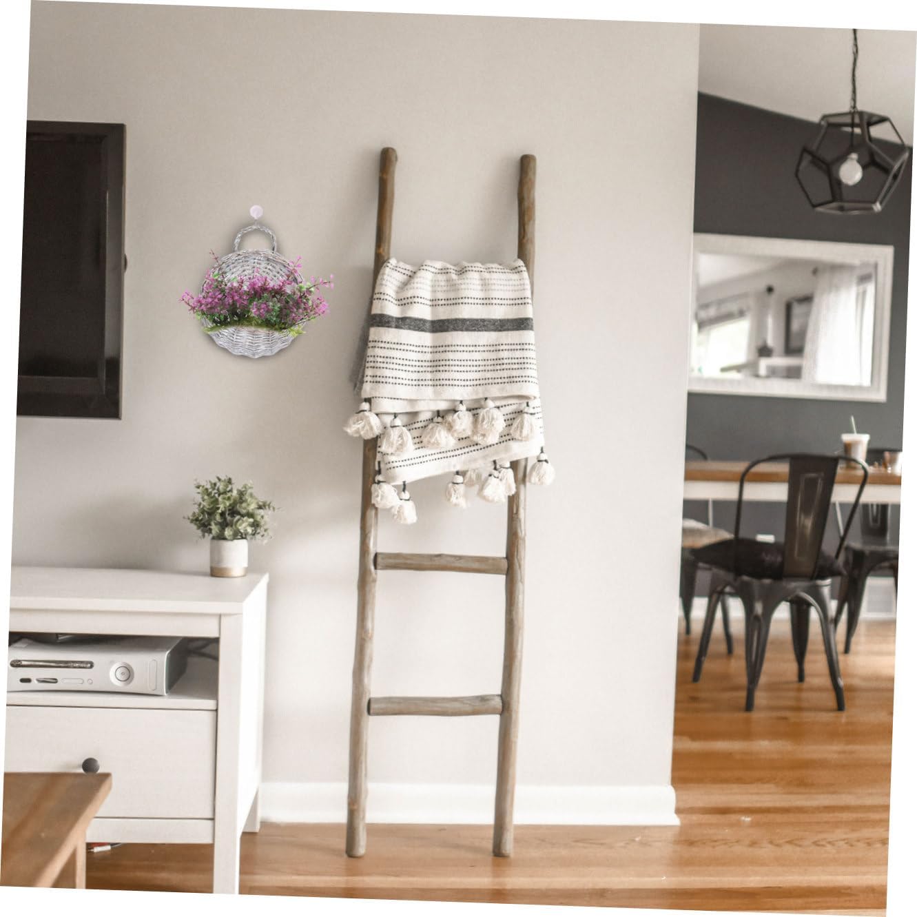 IMIKEYA Hanging Pots Indoor Wicker Planter Straw and Willow Wall Pot Wicker Basket Basket Wall s Indoor Hanging Planters
