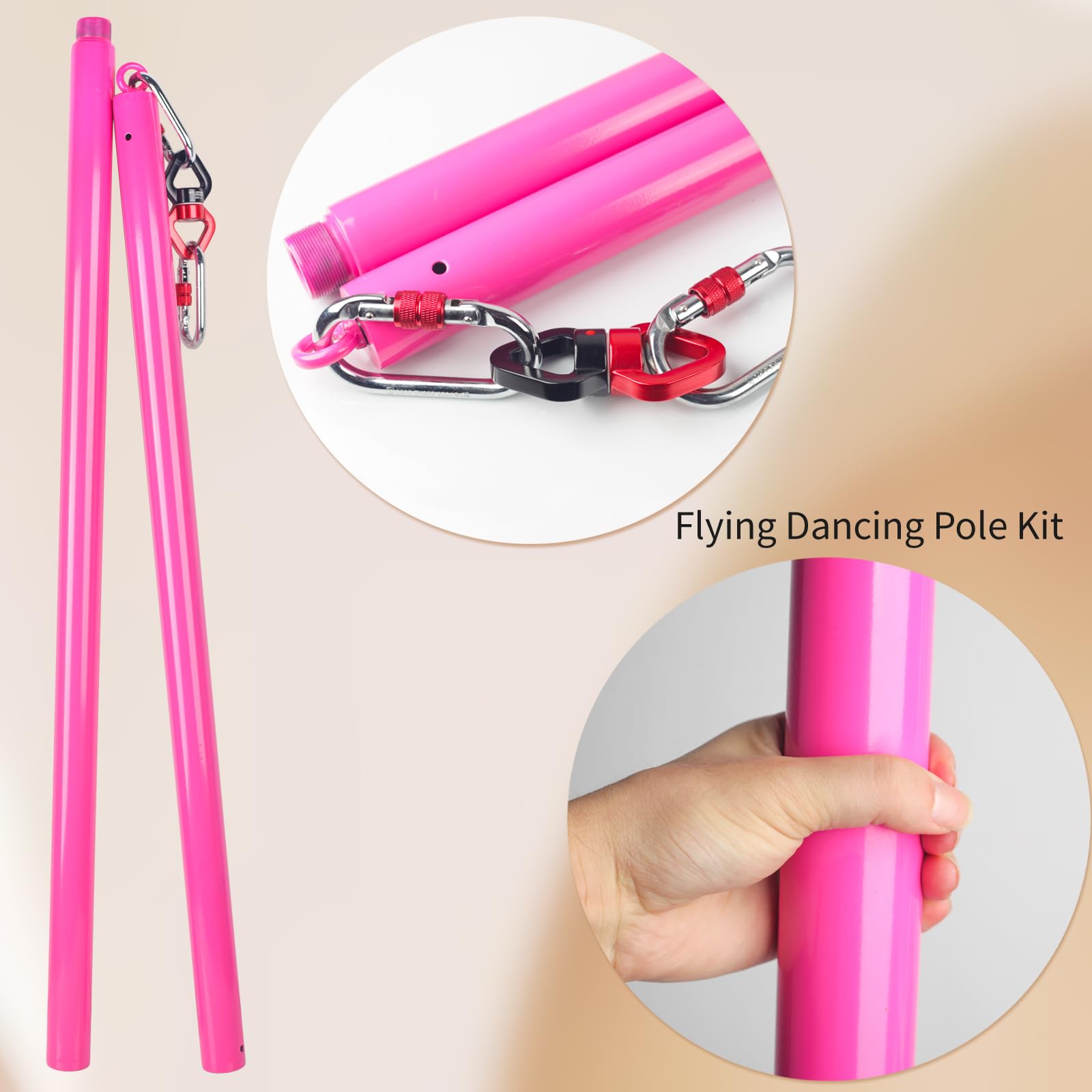 Amazon | PRIORMAN フライングポール 2M 空中ダンス器具 - ポータブル