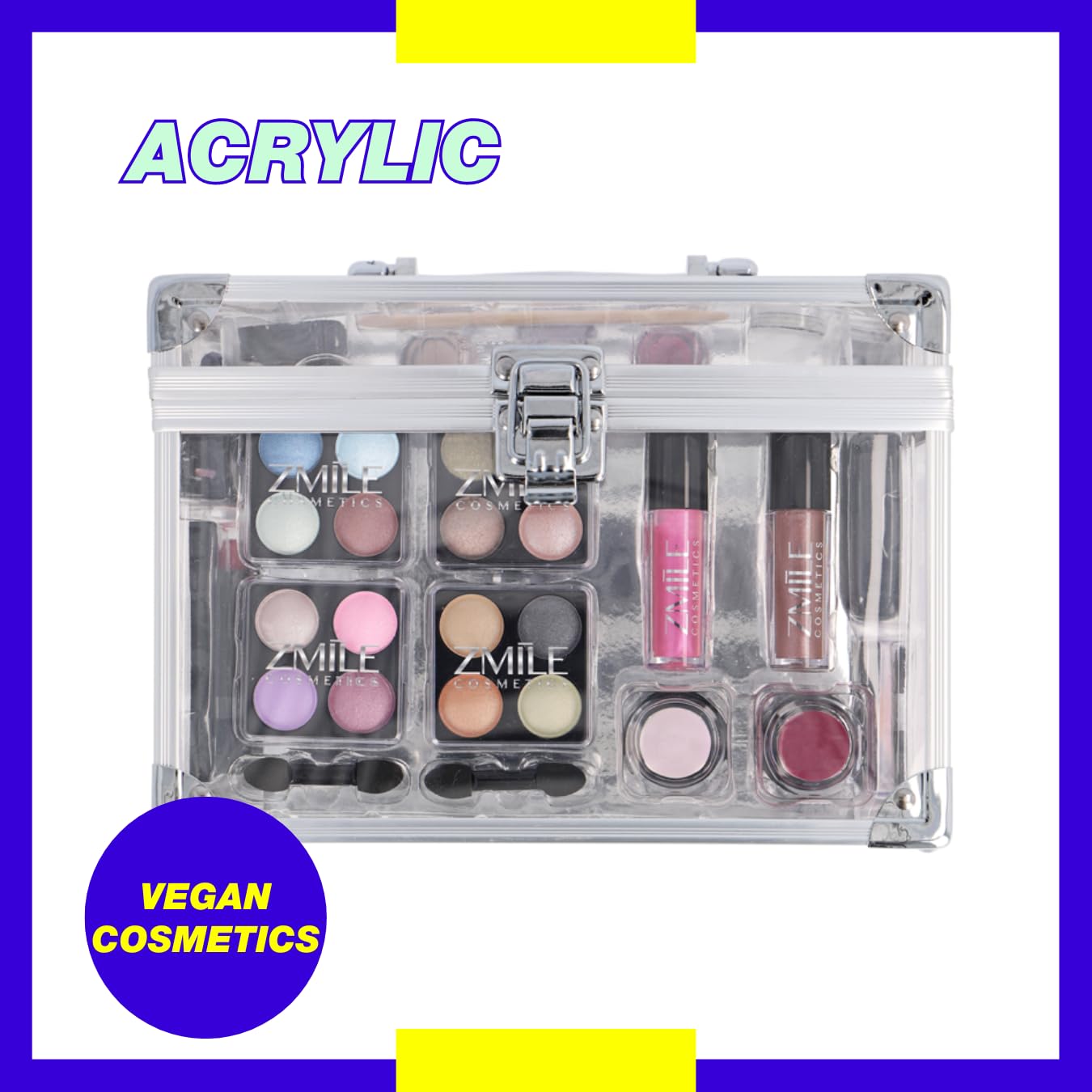 ZMILE Cosmetics Zestaw do Makijażu, Acryl, Kosmetyki Wegańskie