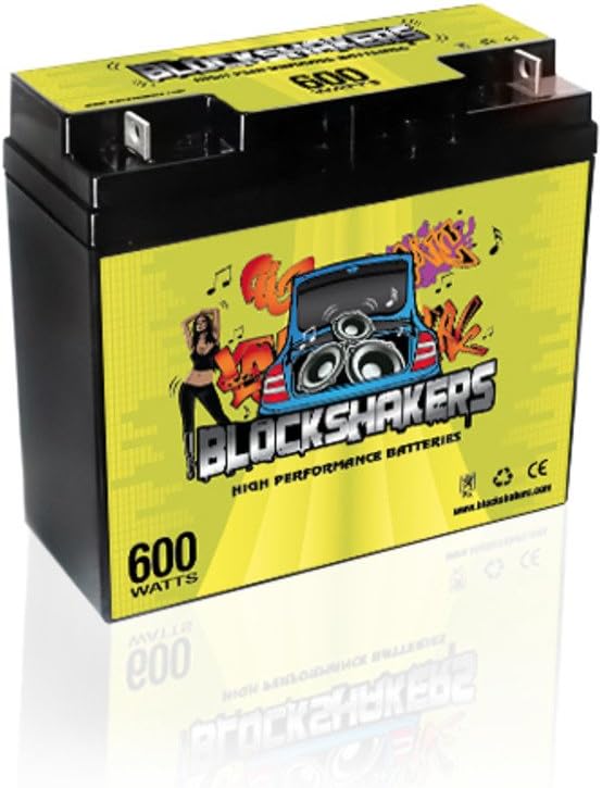 Green 12V 18AH 600 Watts NB/T3 Car Audio Battery replaces