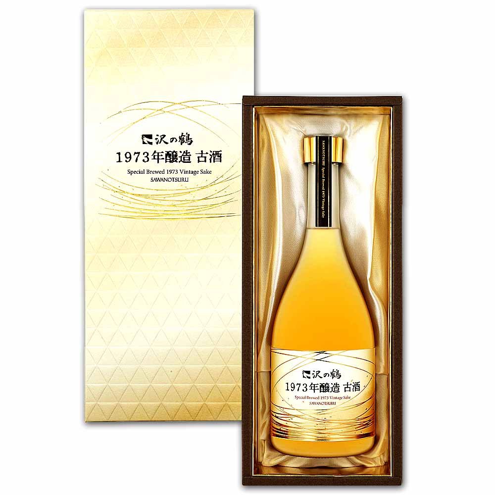 Amazon.co.jp: 43年の極熟成 黄金色の古酒 沢の鶴 1973年醸造 蔵元熟成