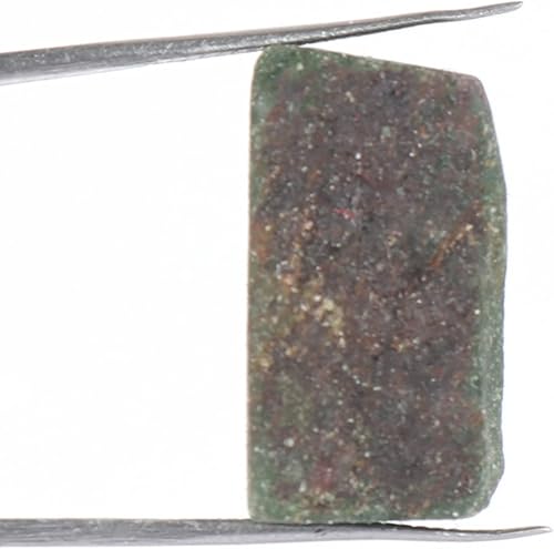 Miniatura 3 de Gemhub Piedra rugosa de jade verde 100 % natural para 26 quilates, pulido, envoltura de alambre