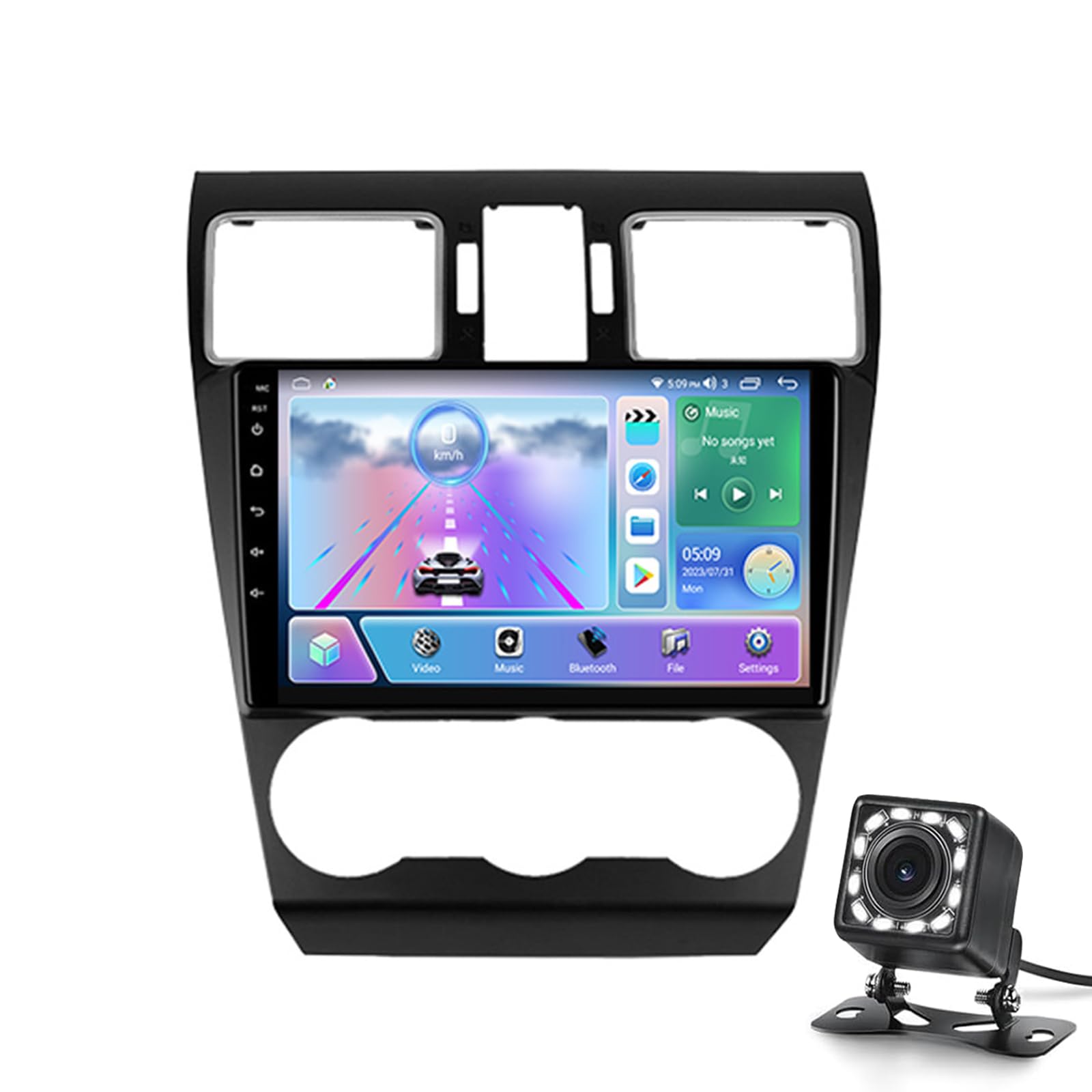 Écran tactile 9 pouces Subaru Forester 2016-2018 pour remplacer votre radio d'origine