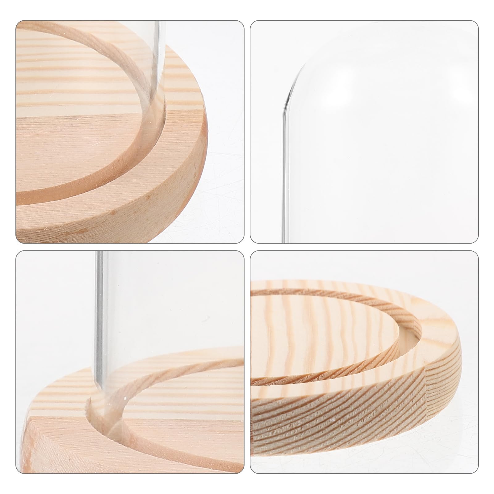 Miniatur-Glocke aus Glas für Sammlerstücke, Glockenkuppel für Pflanzen, Blumenhandwerk