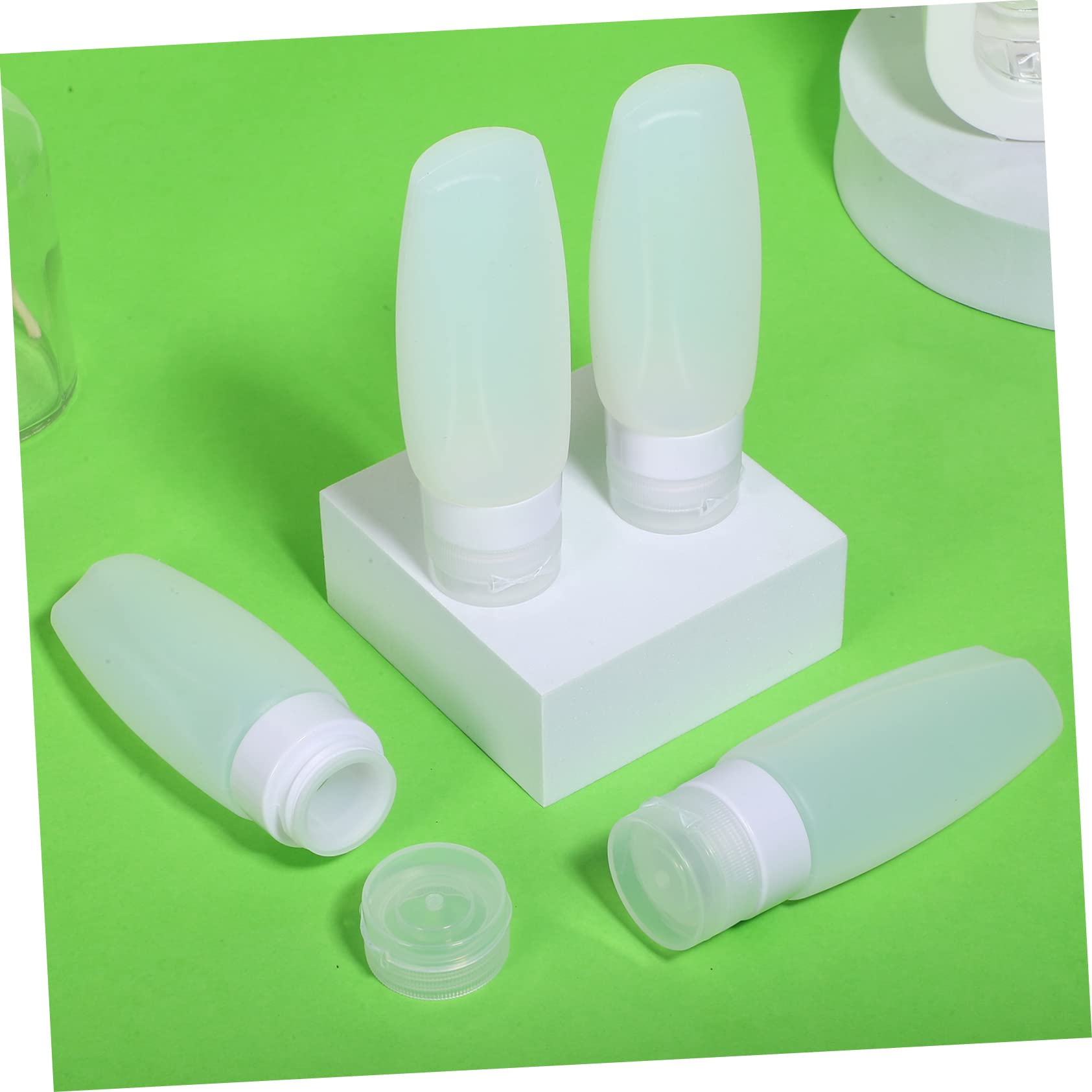 Didiseaon 12pezzi Bottiglie Squeeze Silicone Per Viaggio Contenitori Ricaricabili Per Shampoo Lozioni e Cosmetici Pratiche e Impermeabili Per Toiletries Viaggio