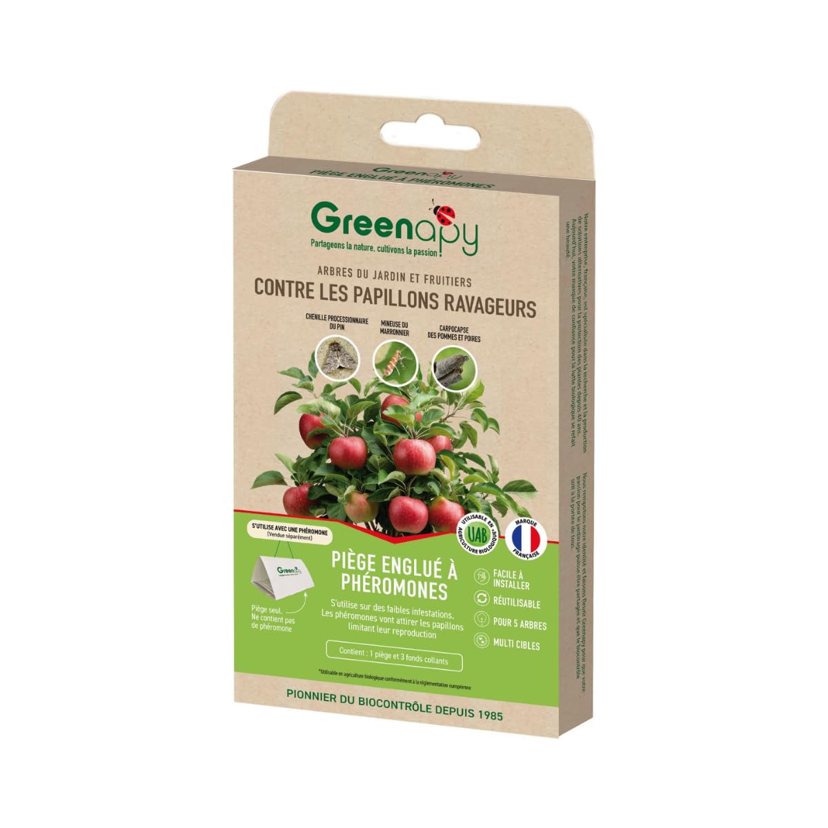 Achat nature Biotop - Piège Delta : détection des Papillons