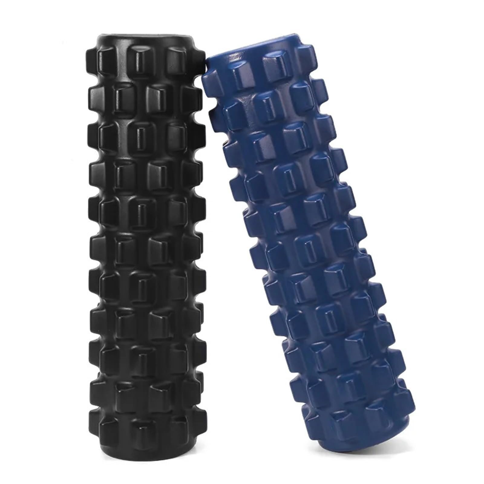 Faszienrolle Foam Roller Presse Gymnastik Pulley Yoga Spalte Fitness Ausrüstung Zurück Massage Gym Übung Muskel Entspannung(33x12.5cm Blue)
