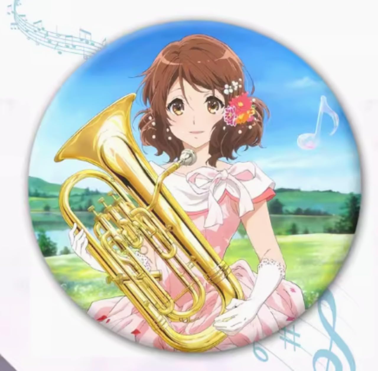 Amazon.co.jp: 響け！ユーフォニアム バッジ 丸バッジ ブローチ