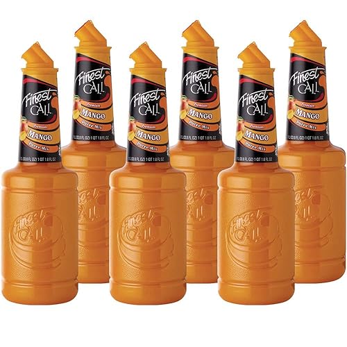 Mezcla Finest Call para bebida, de puré de mango, de calidad superior, en una botella de 33.8onzas líquidas
