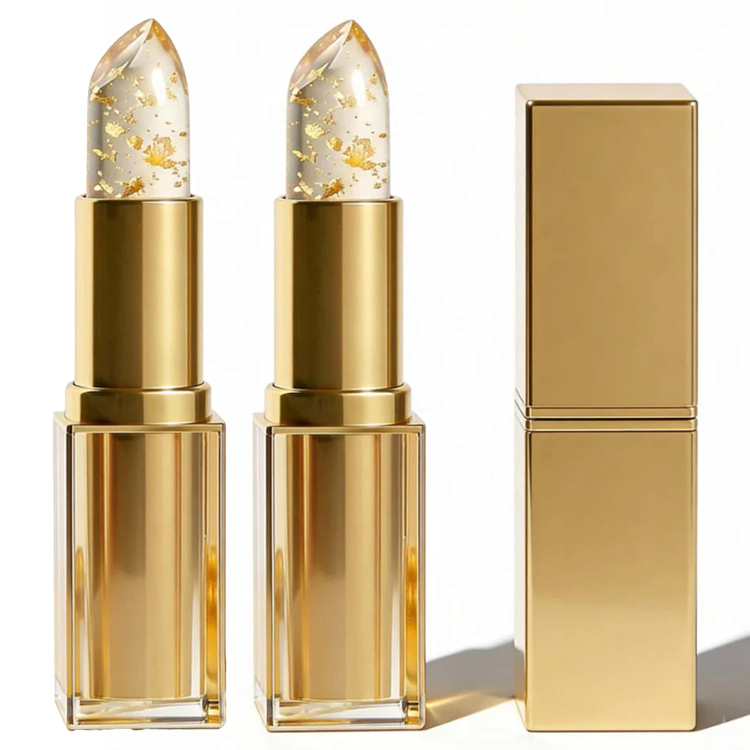 Eline Beauty Labial pH Adjusting Lipstick, Clear Color Changing Lip Gloss, Long Lasting & Moisturizing Transfer Proof Lip Balm for Women, Natural Pink Tint (2 Pcs)