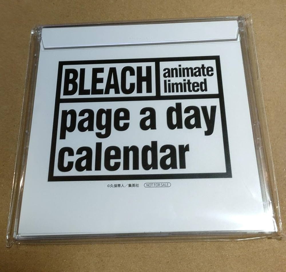 Amazon.co.jp: BLEACH JET 特典 名台詞日めくり名言カレンダー