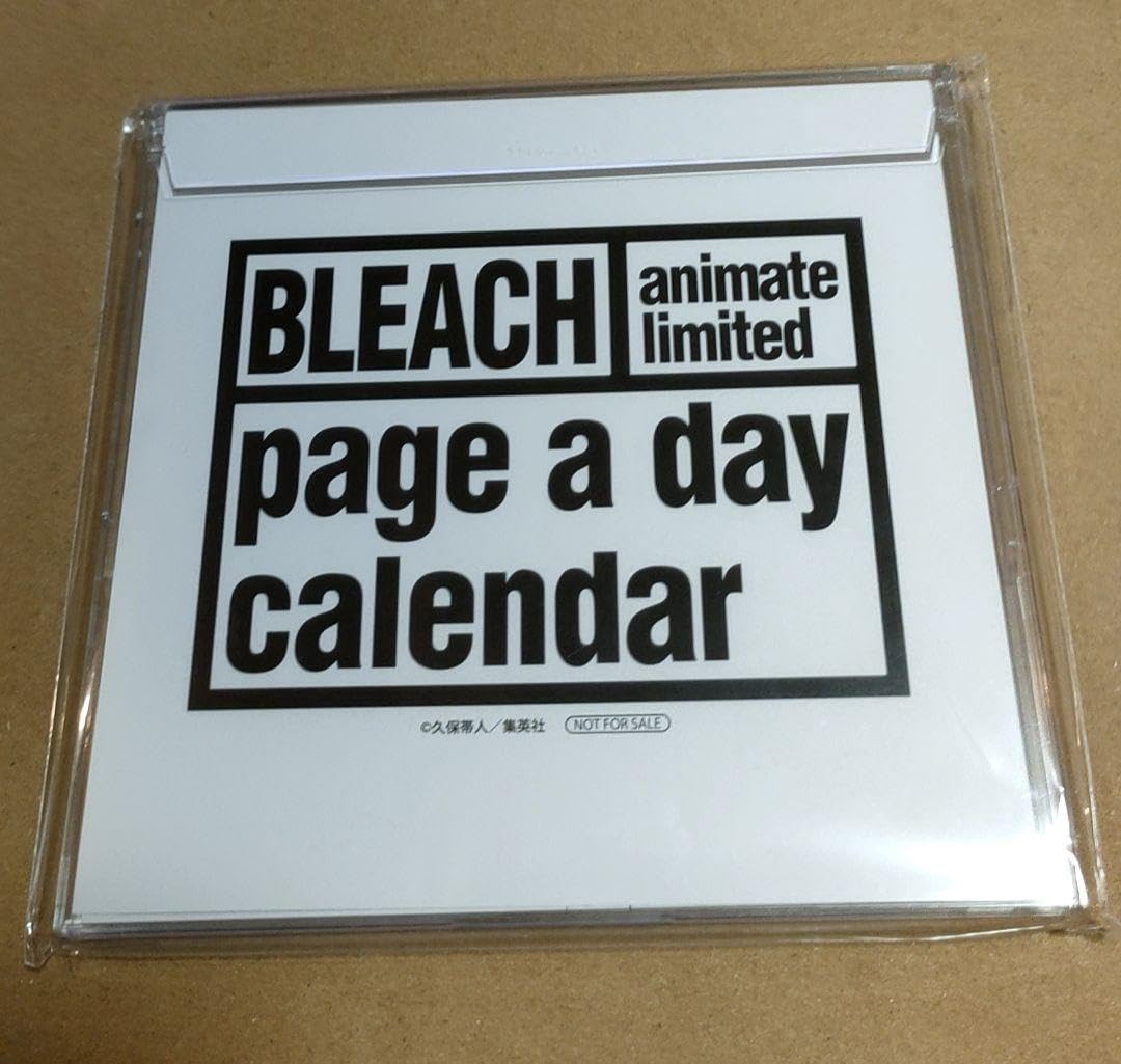 BLEACH Artbonok JET アニメイト特典 日めくりカレンダー付き BLEACH