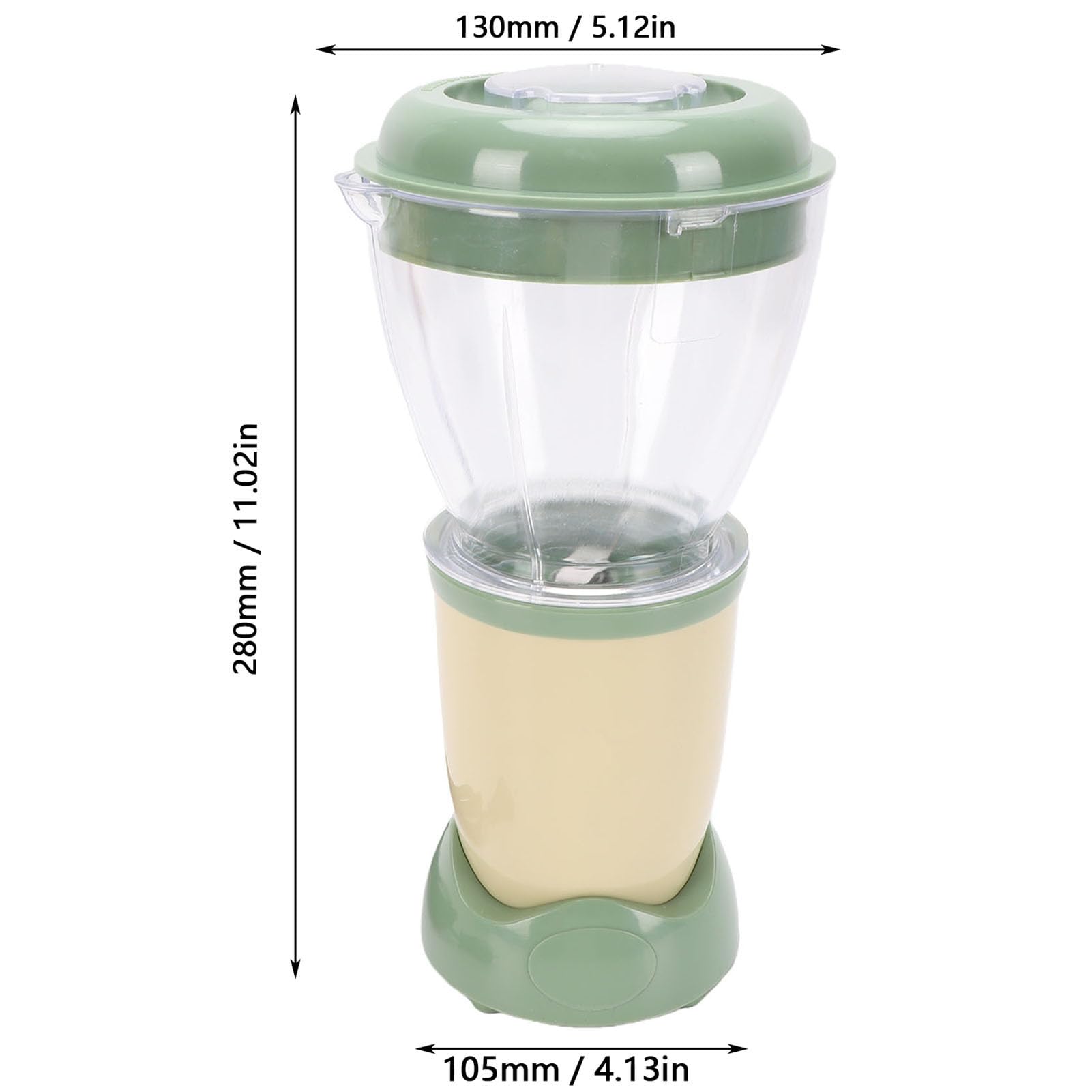 Ensemble de Préparation de Nourriture pour bébé, Mélangeur de Purée Multifonctionnel 10000 Tr/min, Robot Culinaire avec Récipients pour Fruits, Légumes et Viandes (Prise UE 220V)