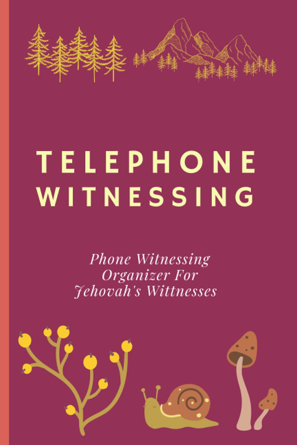 Telephone Witnessing: Letter Writing and Phone Witnessing Organizer for Jehovah's Witnesses | Jehovah witness accessories ministry | JW Baptism Gifts