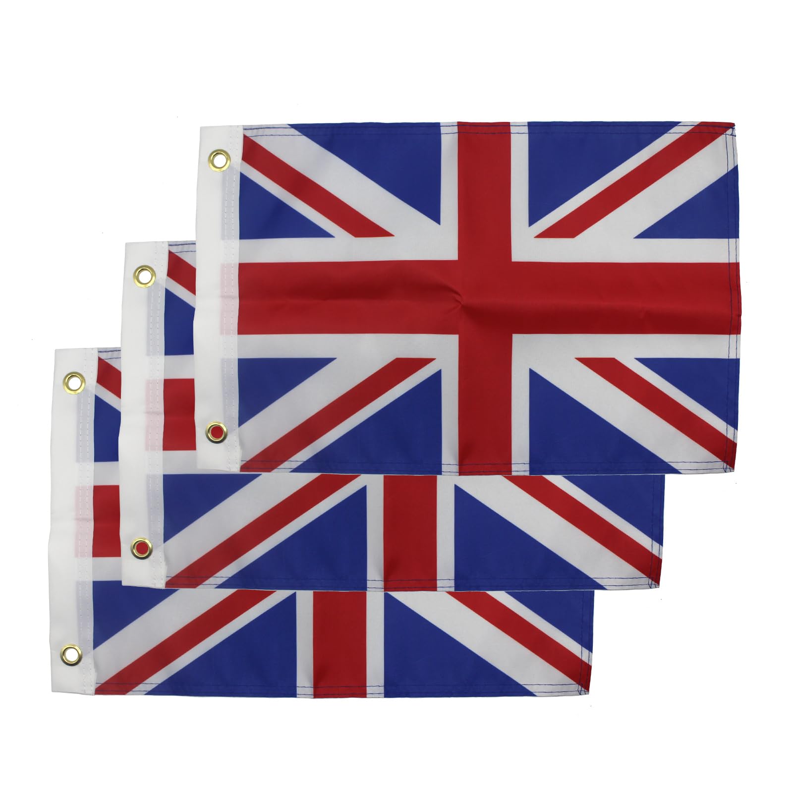 3PCS Boat Flags Boating Sailing National Small Flag Banner for Boat (United Kingdom)