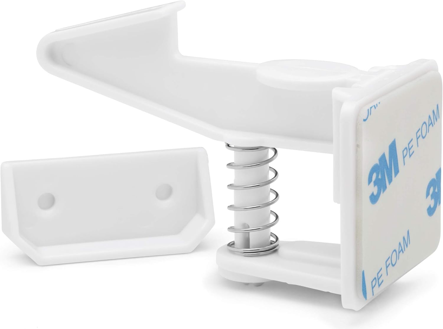 12 Pack Cabinet Locks Child Safety | Baby Safety Cabinet Locks NO Drilling 3M Adhesive Baby Proof Drawer Lock Child proofing cabinets latches for Kids Latch for Drawers