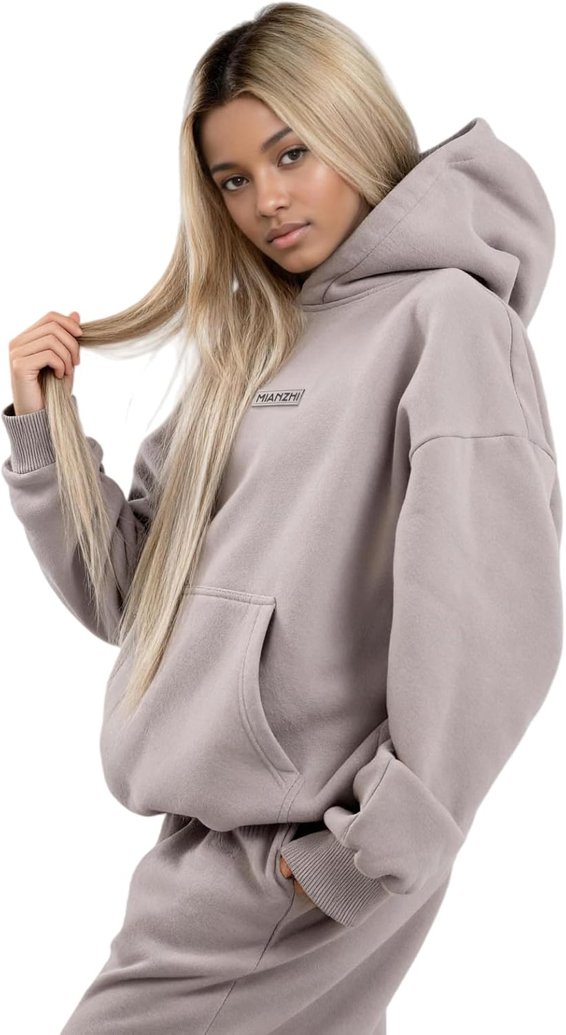 Womens Oversized Hoodies Sweatshirts Fall Fashion 2025 Pullover Sweaters Winter Clothes - Image 4