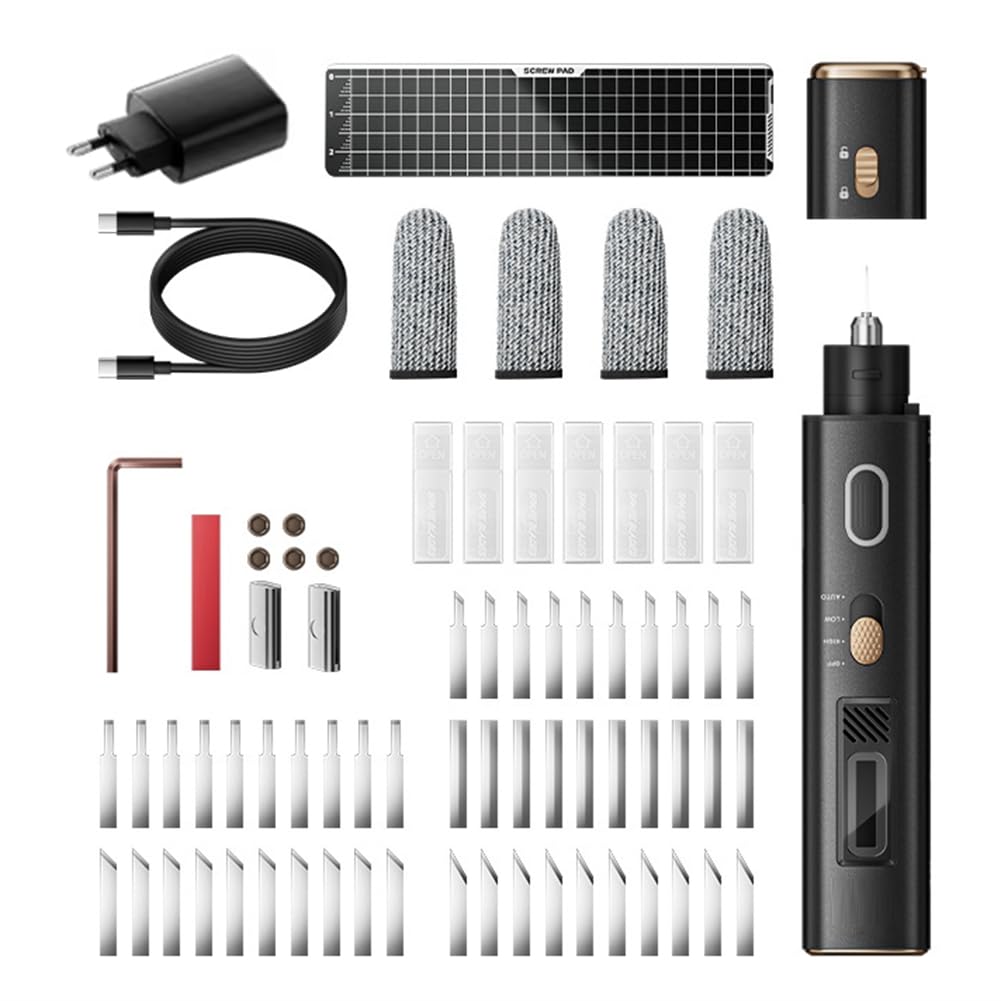 Kit de Cuchilla de Corte Ultrasónico -Y10 PRO para Cortar Cables de PVC, Placas de Circuitos de Plástico, Herramienta para Eliminar Óxido y Desgomado, Enchufe Europeo